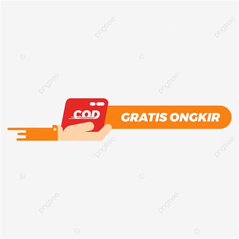 Free Labels Vector Hd Png Images Free Ongkir Label Online Shopping