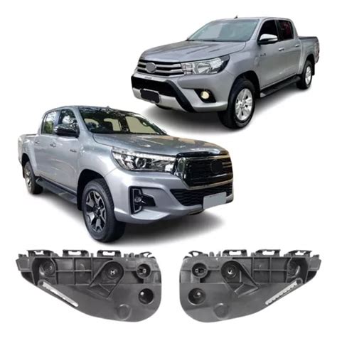 Par Guia Suporte Parachoque Dianteiro Hilux 2016 A 2020 Parcelamento