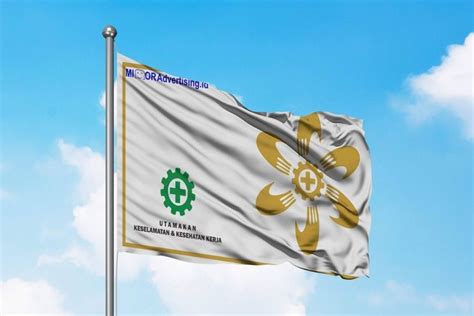 bendera K3 perusahaan sesuai standar undang-undang - Mirror Adv