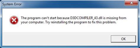 D Dcompiler Dll Is Missing Windows Chromebilla