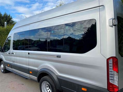 Used 2014 Ford Transit Tdci 460 Trend 22 Minibus 17 Seats Twin Rear Wheel Silver For Sale