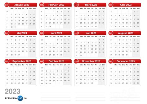 Norsk Kalender 2023