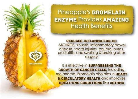 Pineapple Health Benefits Health And Nutrition Pinterest