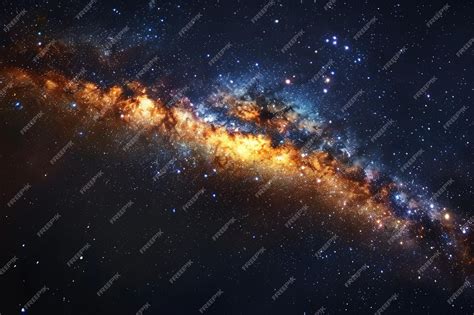 Premium Photo A Breathtaking View Of The Milky Way Galaxy With M