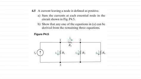 Problem Nilsson Riedel Electric Circuits Th Edition Kcl Youtube