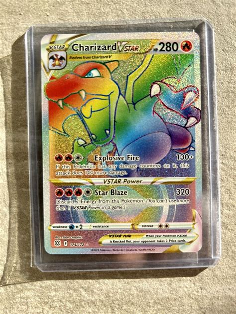 Mavin Pokémon TCG Charizard VSTAR Secret Rainbow Rare 174 172