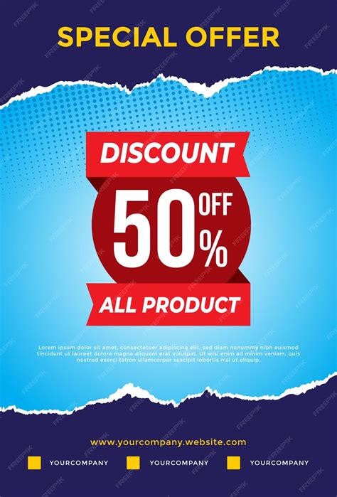 Premium Vector Special Offer Sale Poster Template Discount Poster