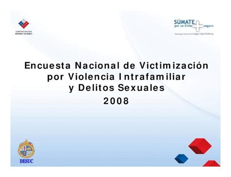 Pdf Encuesta Nacional De Victimizaci N Por Violencia El De