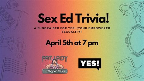 Fundraising Sex Ed Trivia Night — Fat Lady Brewing