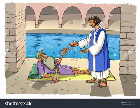 Jesus Heals A Paralytic At Bethesda Photos And Images