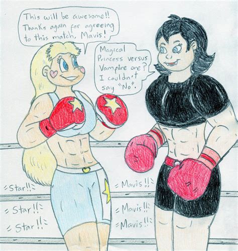 Boxing Star Butterfly Vs Mavis Dracula By Jose Ramiro On Deviantart