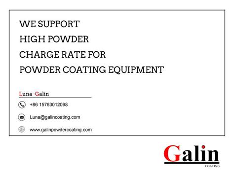 Galin Metal Ptfe Epoxy Powder Electrostatic Powder Coating Machine