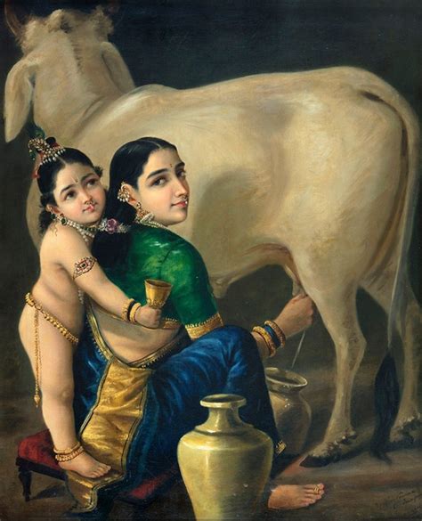 Raja Ravi Varma Krishna Radha Paintings