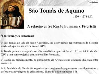 Aula De Filosofia Antiga Tema S O Tom S De Aquino Ppt