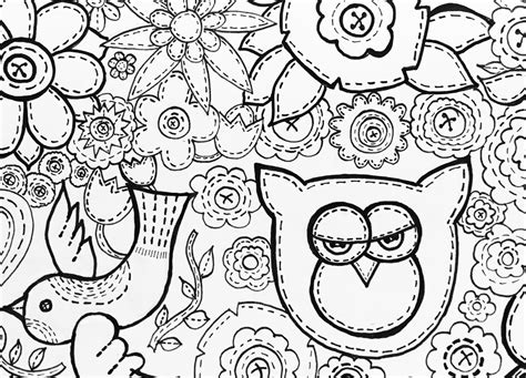 Busy Doodles Adult Coloring Pages Coloring Pages