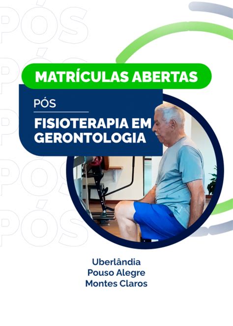 P S Gradua O Em Fisioterapia Em Gerontologia