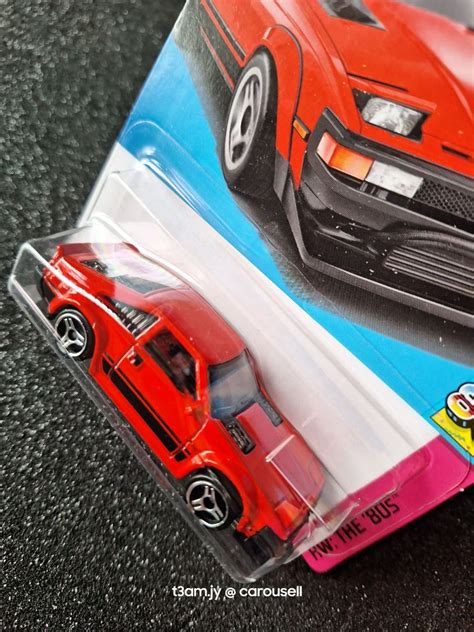 Hot Wheels Toyota Supra First Edition Red Creased J Hook Hobbies