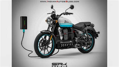 Royal Enfield Meteor Electric Motorcycle Digital Render