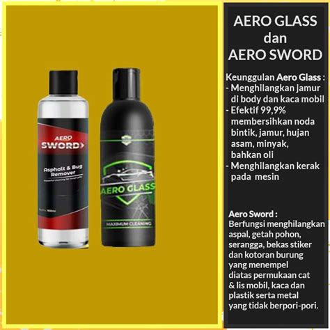 Jual Aero Glass Dan Aero Sword Perawatan Mobil Atau Motor Skincare