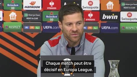 Leverkusen Xabi Alonso Chaque match peut être décisif en Europa