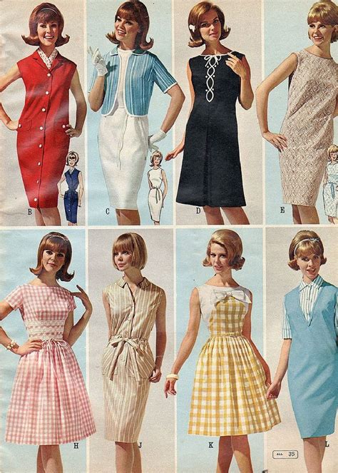 Vintage Summer Fashion Inspiration Sixties Fashion 1965 Fashion