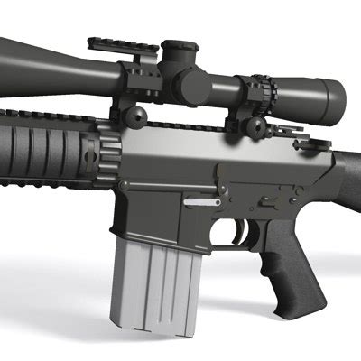 3d sr-25 sniper rifle