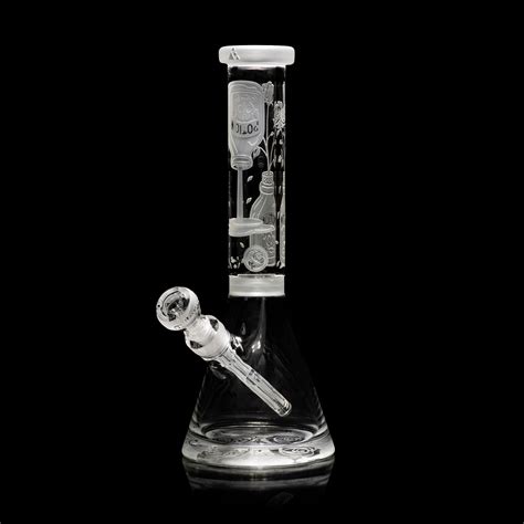 Potion Rose 14″ Clear Beaker Bong Multiverse Enterprise Inc