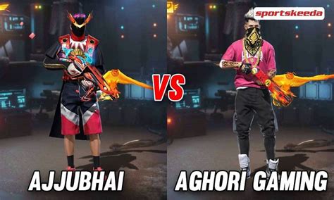 Ajjubhai (Total Gaming) vs Aghori Gaming: Who has better Free Fire ...