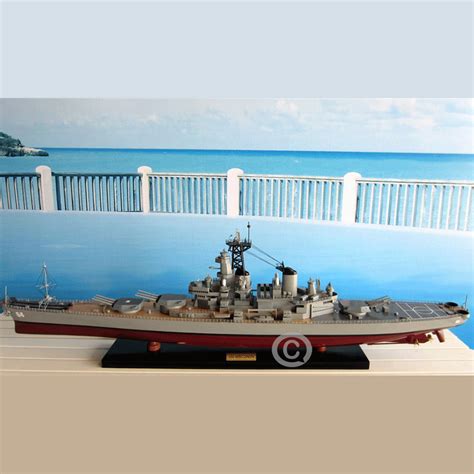 Uss Wisconsin Warship Model Lenght 100