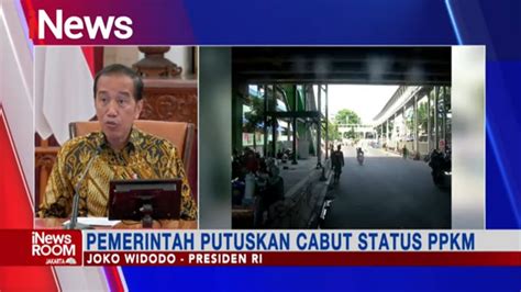 Sah Ppkm Dihentikan Oleh Presiden Jokowi Inews Room Youtube