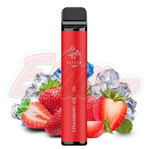 Tigara Strawberry Ice Elf Bar Vape Pen 1500 Pufuri Fara Nicotina