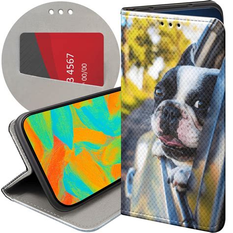 ETUI Z KLAPKĄ DO XIAOMI 13 LITE CIVI 2 WZORY MOPS BULDOG FUTERAŁ CASE