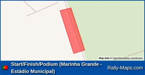 Start Finish Podium Marinha Grande Estádio Municipal stage map