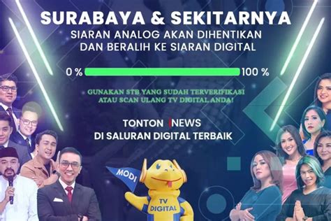 Tv Analog Dihentikan Yuk Warga Surabaya Scan Ulang Tv Digital Tonton