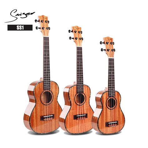 Ss1 Cheap Hawaii Soprano Concert Tenor All Solid Mahogany Ukulele China Guitar And Ukulele Price