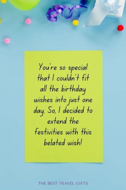 Happy Belated Birthday Funny Quotes To Write On A Card