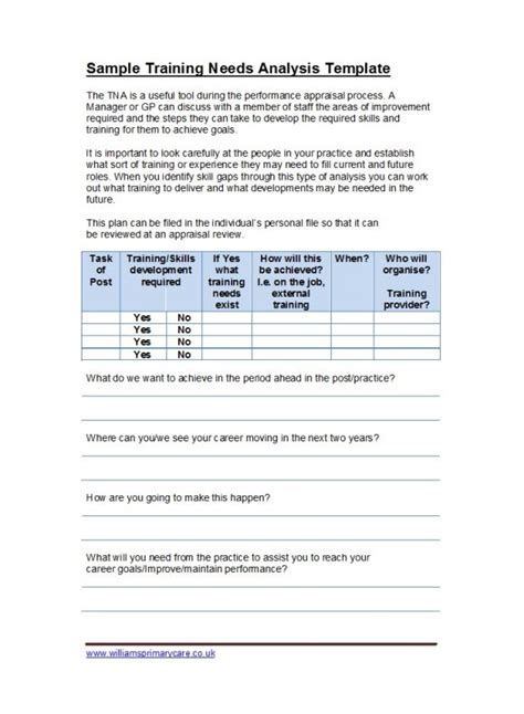 50 Needs Assessment Templates And Examples Printabletemplates