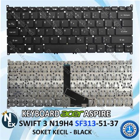 Jual Keyboard Acer Swift 3 SF313 51 SF314 57 SF314 57g Black Jakarta