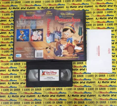 Vhs Film Pinocchio Animazione Walt Disney I Classici Vs F