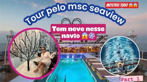 Tour Pelo Msc Seaview Tem Neve Nesse Navio Viagem Dicas