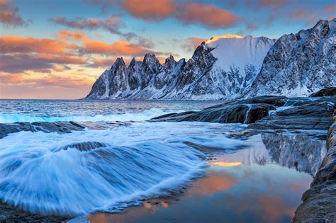 Tungeneset beach. - Tungeneset beach. La isla de Senja es una isla ...