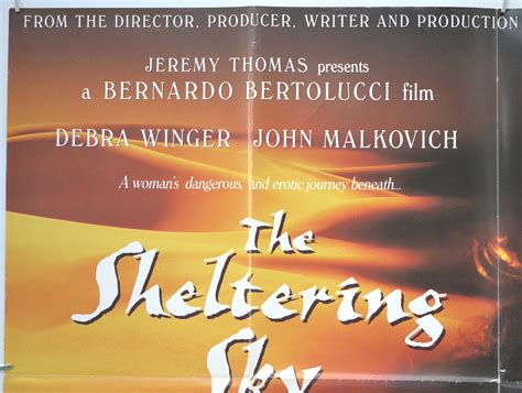 Sheltering Sky The Original Movie Poster