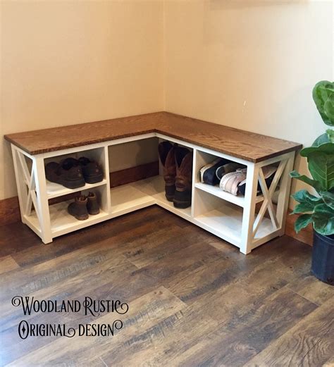 Corner Storage Bench