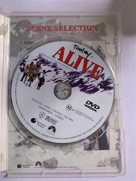 Alive Dvd 1992 Josh Hamilton Ethan Hawke Vincent Spano Region 4