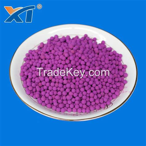 Potassium Permanganate Activated Alumina Kmno4 High Adsorption Capacity For Ethylene Absorber By