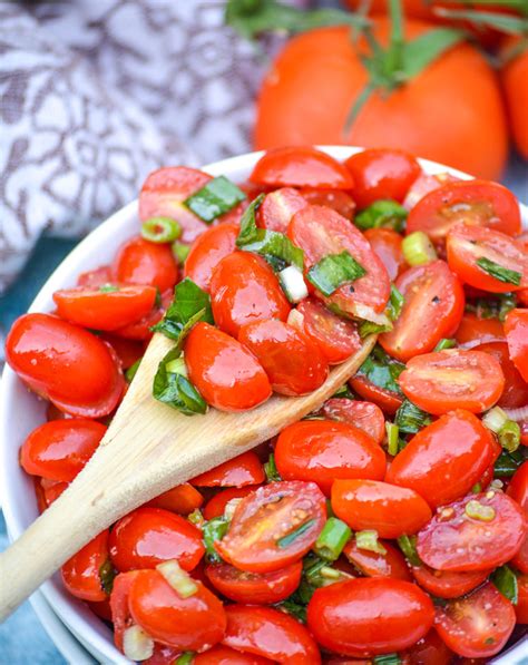 Killer Marinated Tomato Salad Recipe 4 Sons R Us