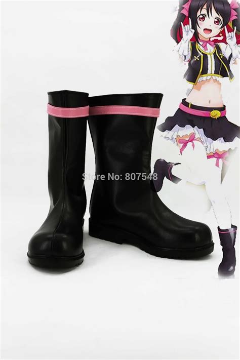 New Arrival Anime Lovelive Cosplay Women Boots Girls Shoes Custom Mid