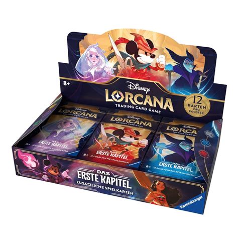 Disney Lorcana Das Erste Kapitel Booster Display Deutsch 21000