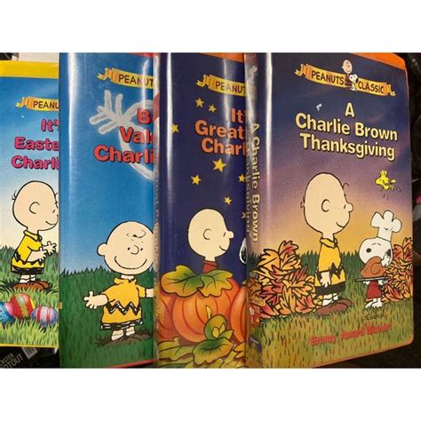 Peanuts Other Peanuts Classic Vhs Bundle 4 Videocassettes Poshmark