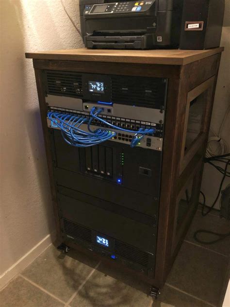 DIY Server Rack | Server rack, Home server rack, Custom pc desk